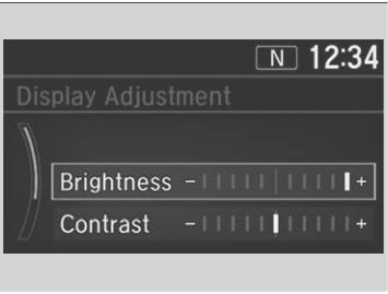 Honda CR-V. Display Setup