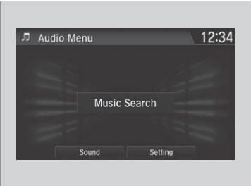Honda CR-V. Searching for Music